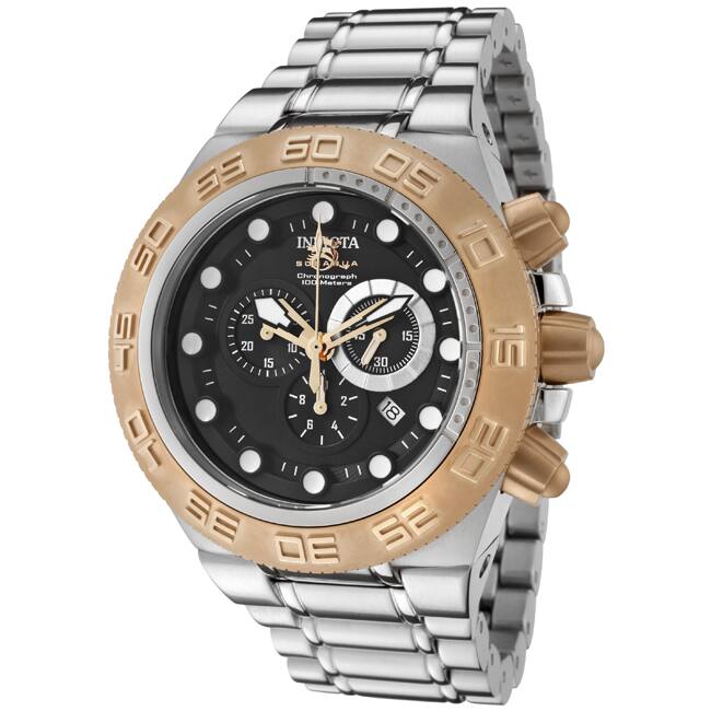 Invicta Men'S In 'Subaqua/Sports' Gold-Tone Stainless Steel Watch