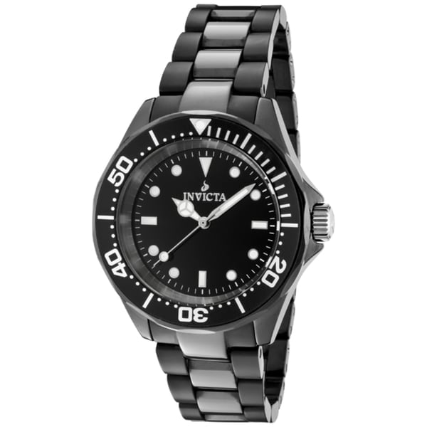 Invicta Unisex 'Ceramics' Black Ceramic Watch Invicta Women's Invicta Watches