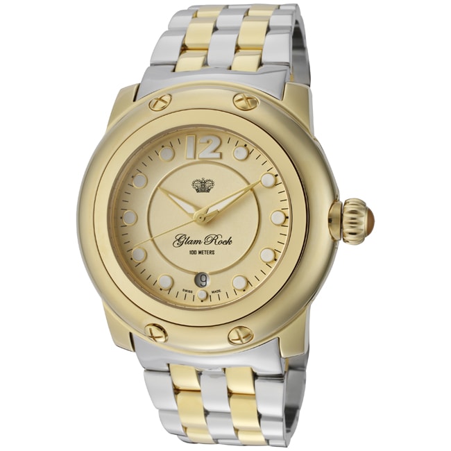 Michael Kors Womens White Oversized Dial Watch