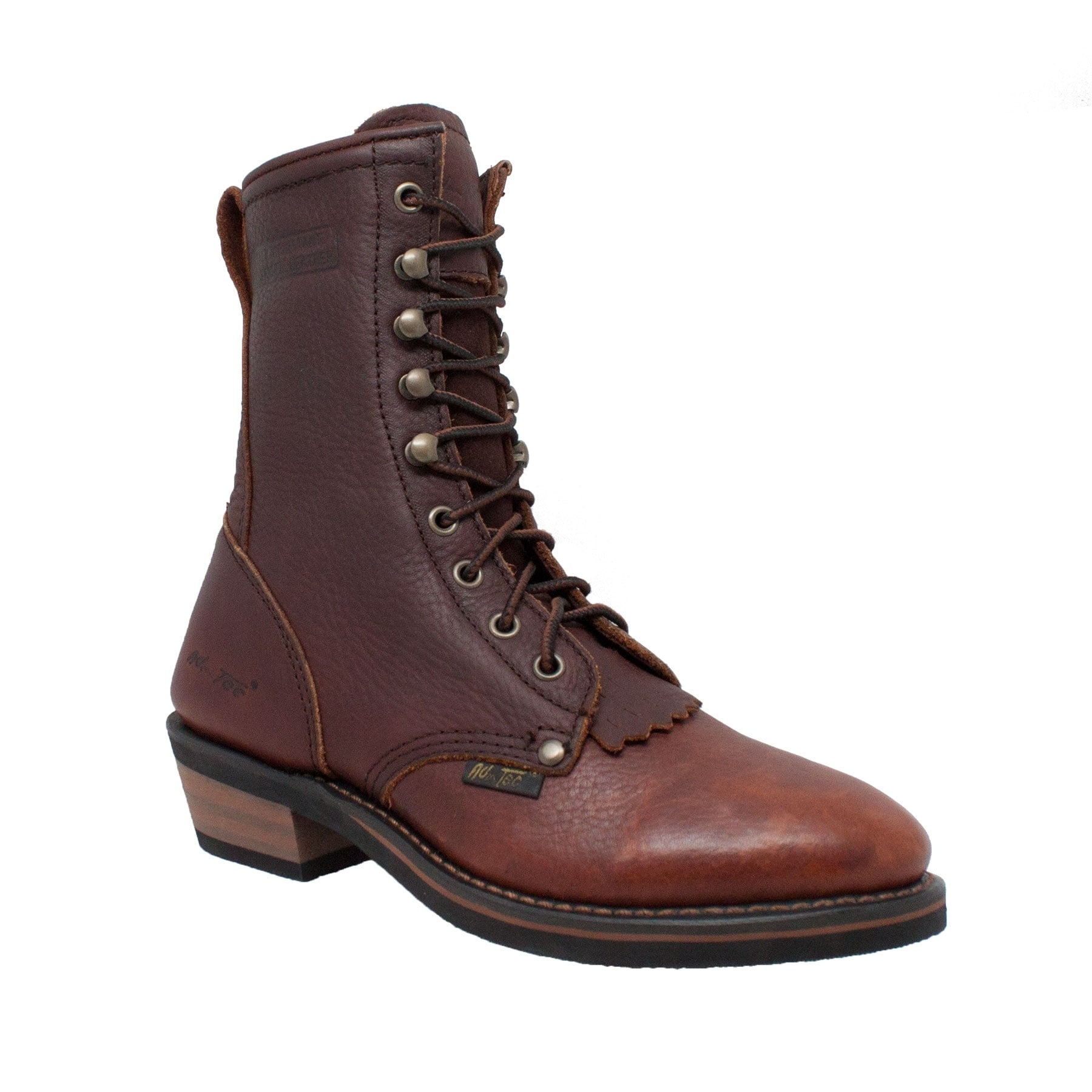 AdTec Womens 8 inch Chestnut Leather Packer Boots Today $99.99