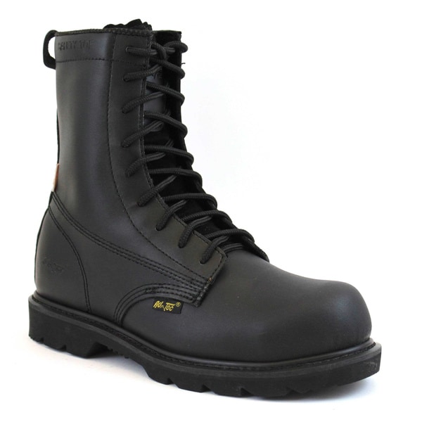 men's 8 inch leather boots