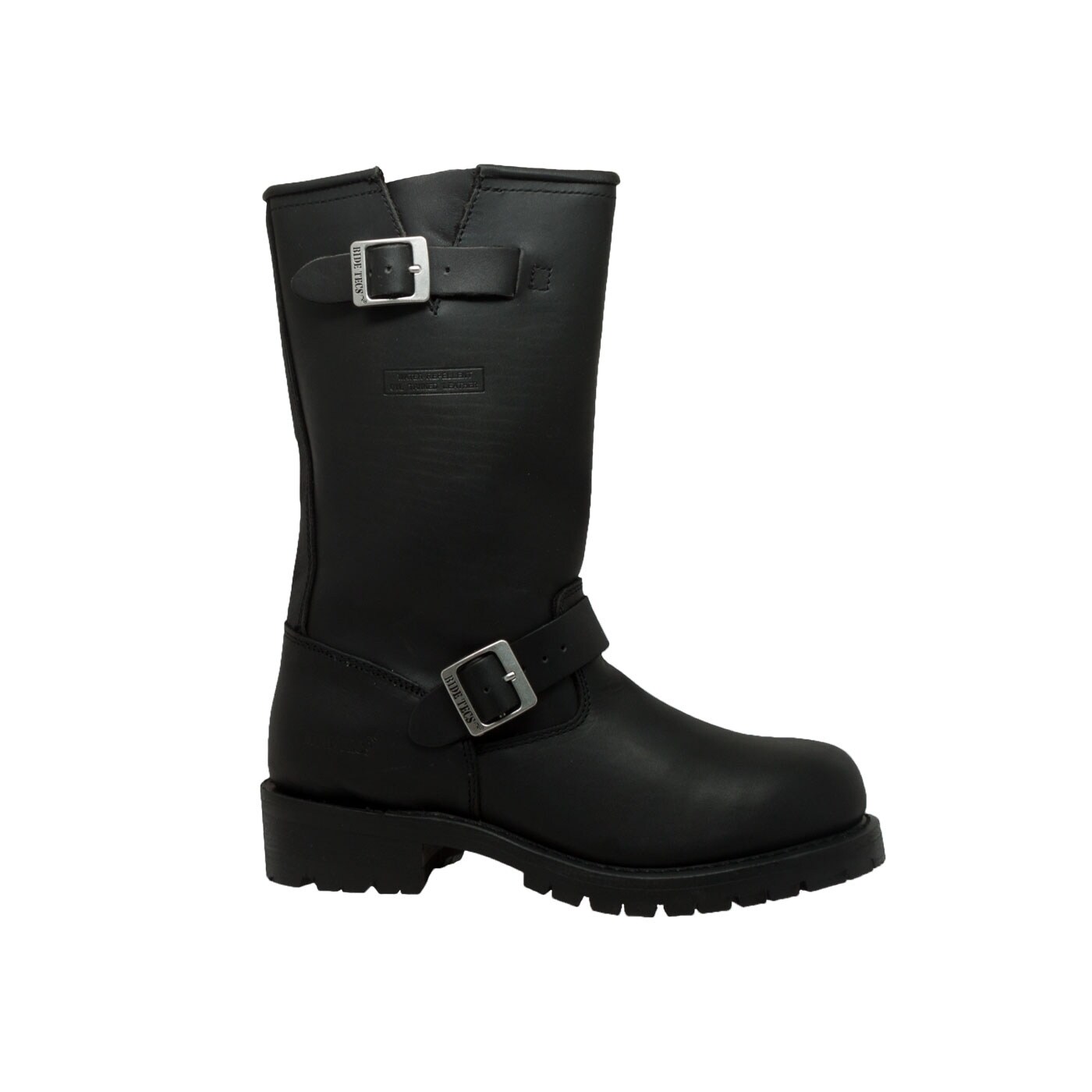 mens black leather boots