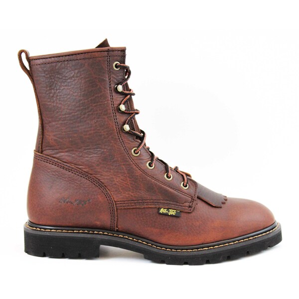 chestnut combat boots