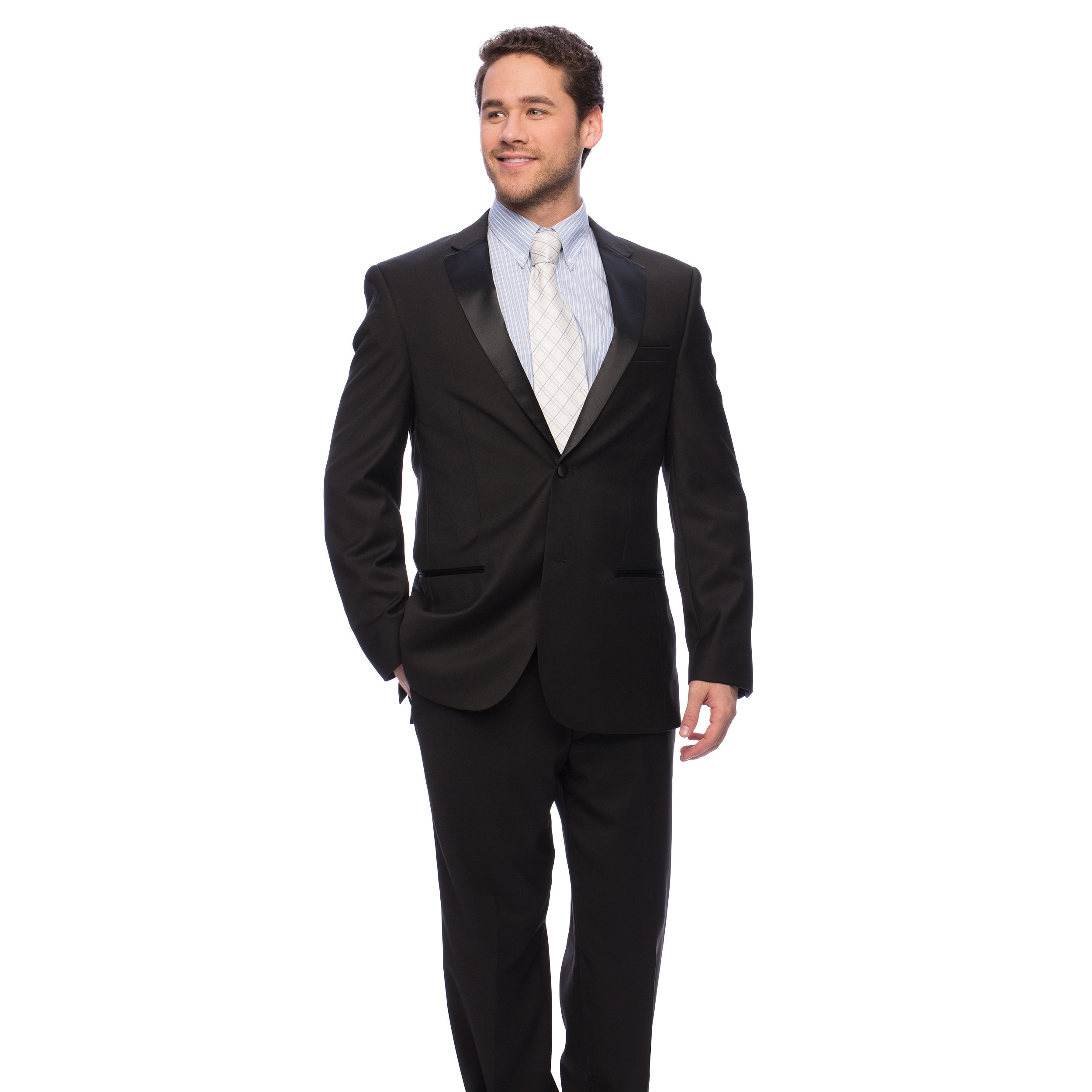 Black Satin detailed Tuxedo Today $104.99 5.0 (2 reviews)