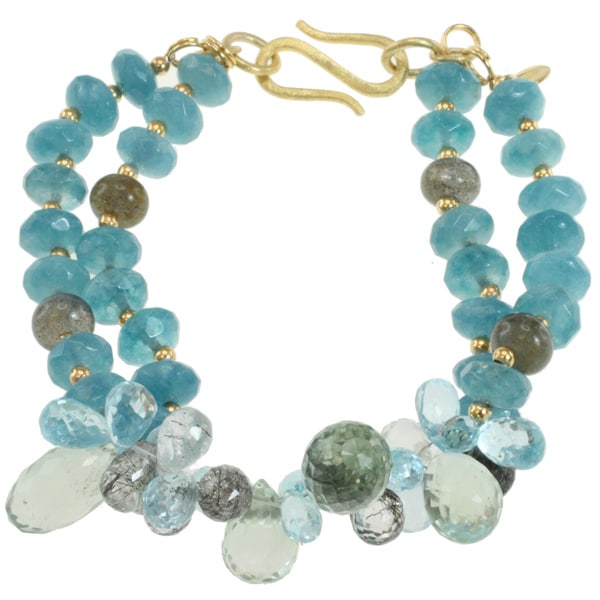 Gems en Vogue Multi-Gemstone Bracelet - Overstock - 7472360