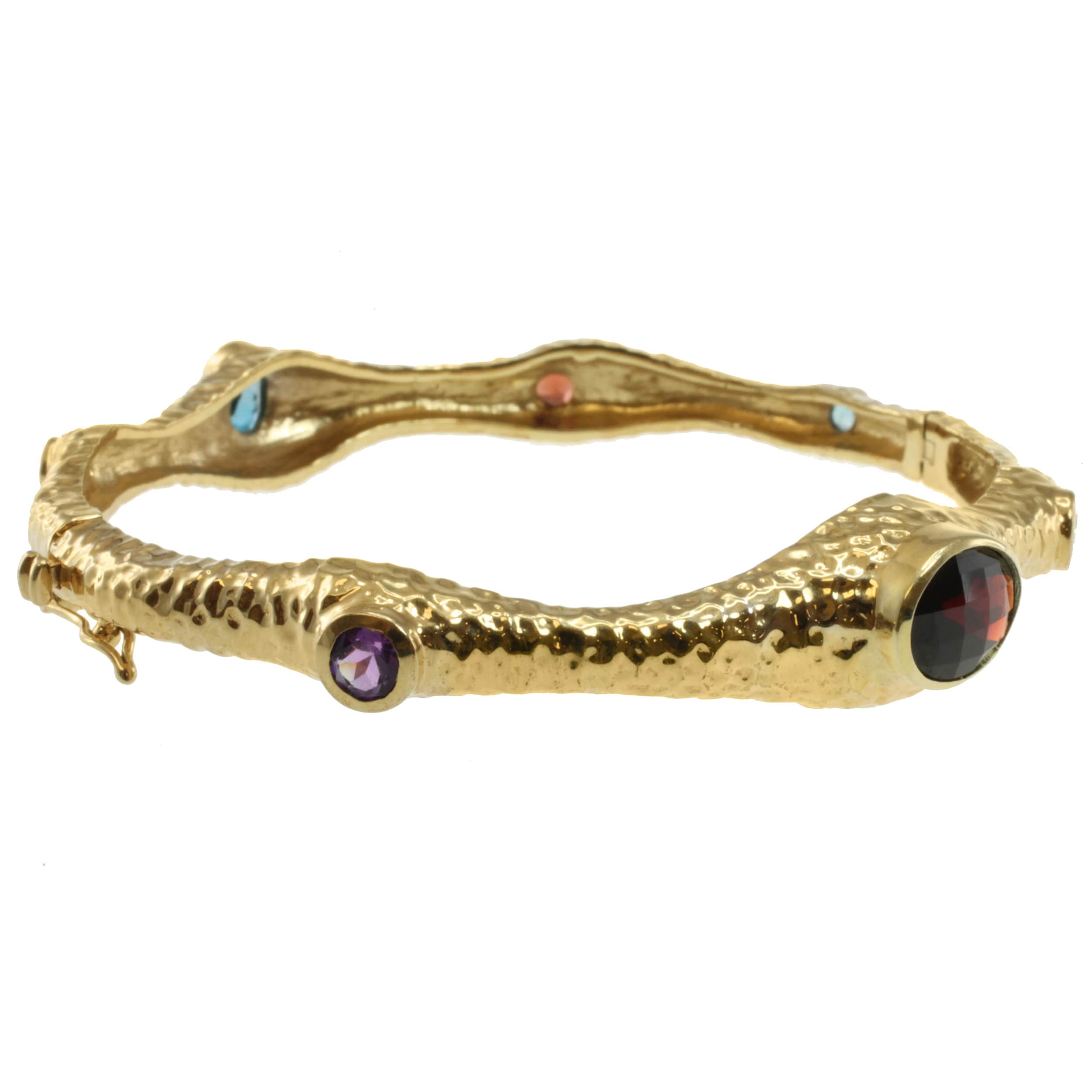 Michael Valitutti Two tone Multi gemstone Bangle Today $169.99