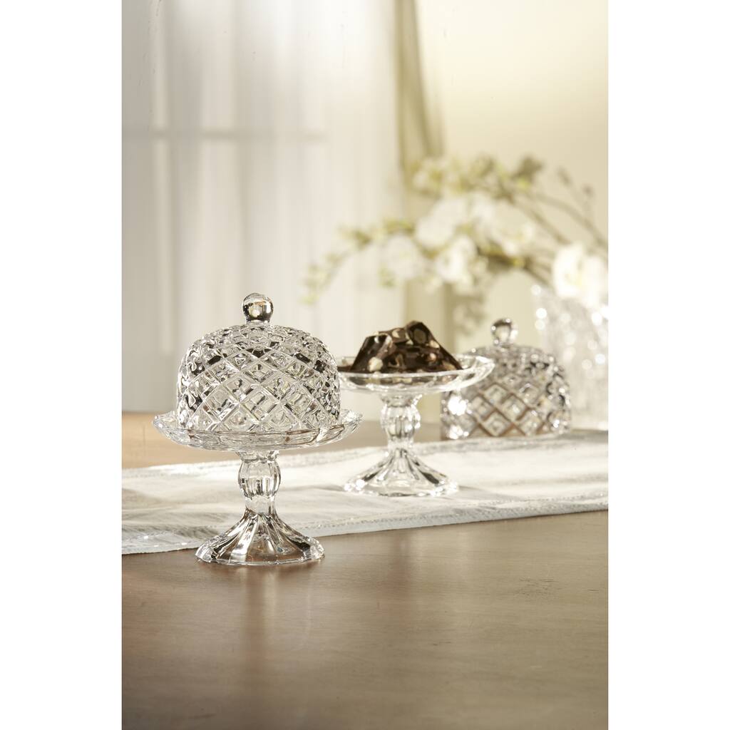 Fifth Avenue Crystal 'Muirfield' Pedestal Plate with Dome
