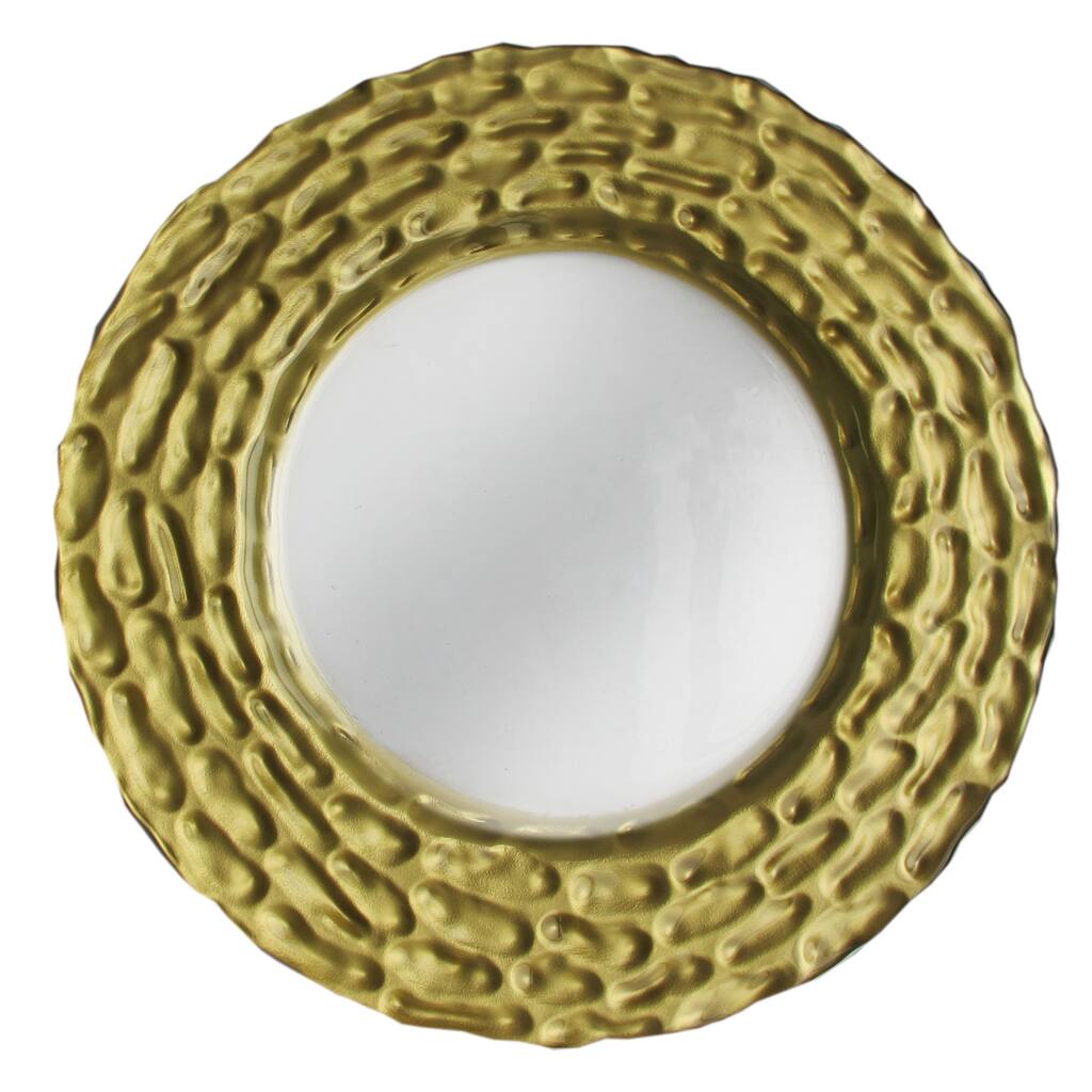 ChargeIt! By Jay Roma Decorative Goldtone 12.75-inch Charger