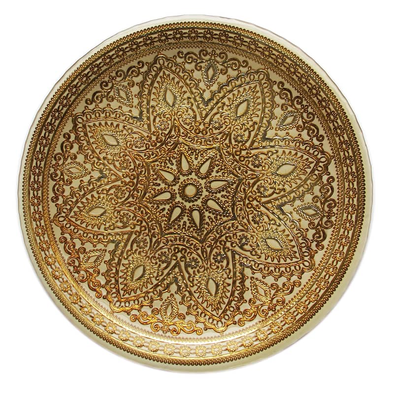 ChargeIt! By Jay Divine 13-inch Gold Charger Plate