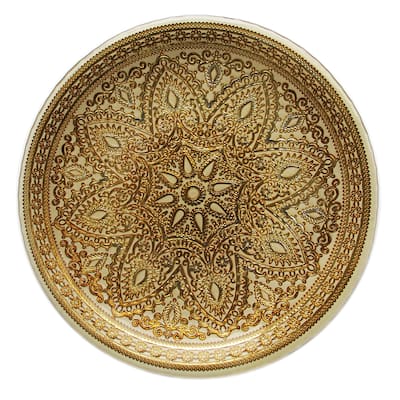 ChargeIt! By Jay Divine 13-inch Gold Charger Plate
