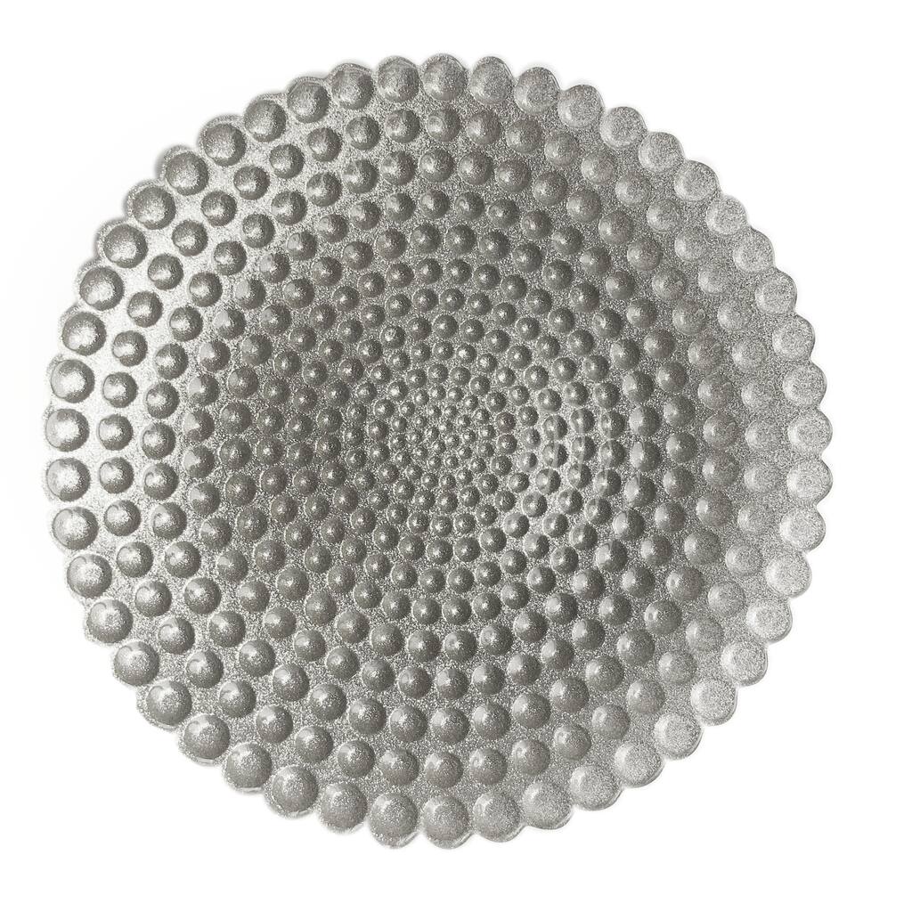 ChargeIt! By Jay Pearl 12.5-inch Silver Charger Plate