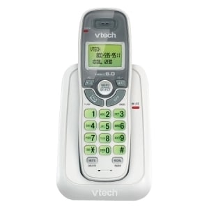 VTech CS6114 DECT 6.0 Cordless Phone with Caller ID/Call Waiting, Whi