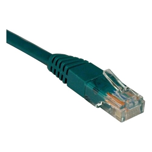 Shop Tripp Lite 15ft Cat5e Cat5 Snagless Molded Patch Cable Rj45 Mm Gre Free Shipping On 9661