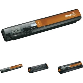 Ambir MobileScan Pro 100 2-in-1 Wand & Automatic Document Feeding Sca