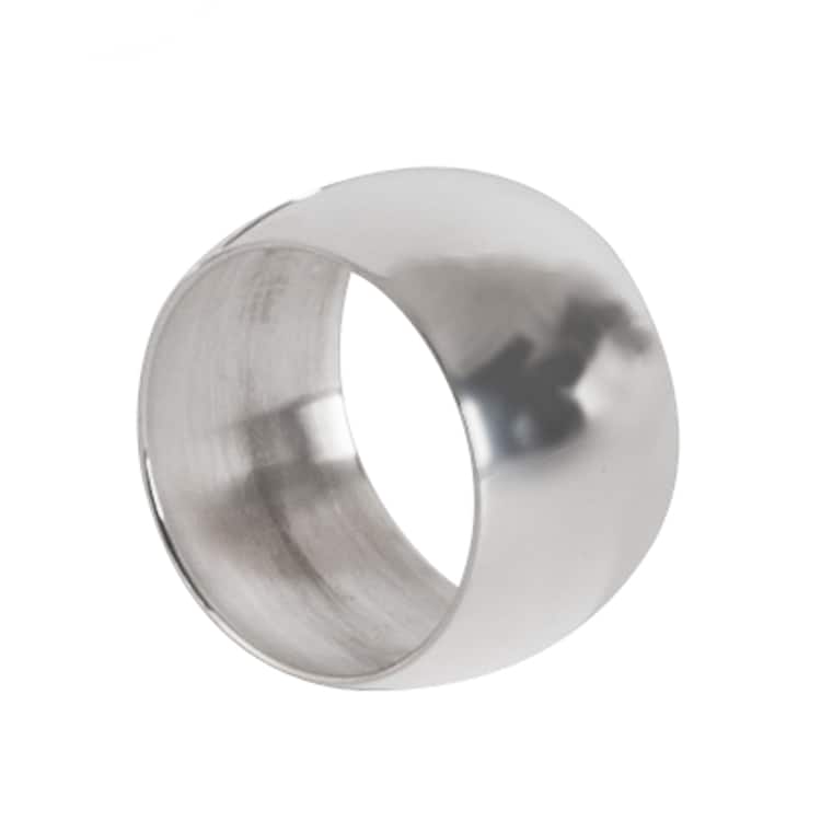 Saro Silver Round Shape Napkin Ring (Set of 4)
