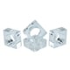 preview thumbnail 2 of 2, Square Block Design Crystal Glass Napkin Ring (Set of 4)