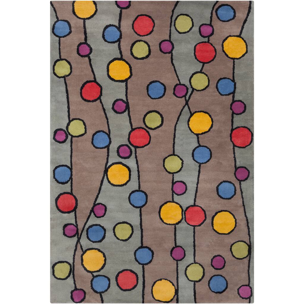 Filament Grey Wool Rug - 5' x 7'6