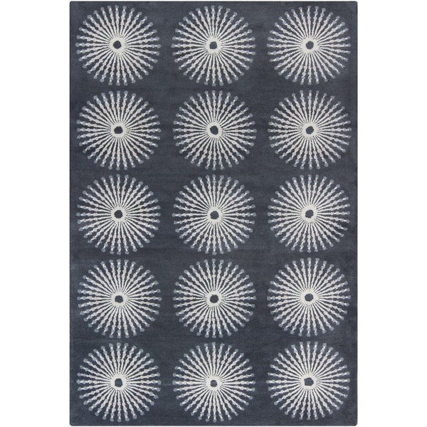 Filament Gray Wool Area Rug - 5' x 7'6