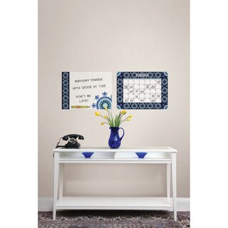 Wallpops Malaya Deko Memoboard – Selbstklebend, Trocken Abwischbar, 33x45 Cm, Inkl. Stift – Für Wände & Glatte Oberflächen