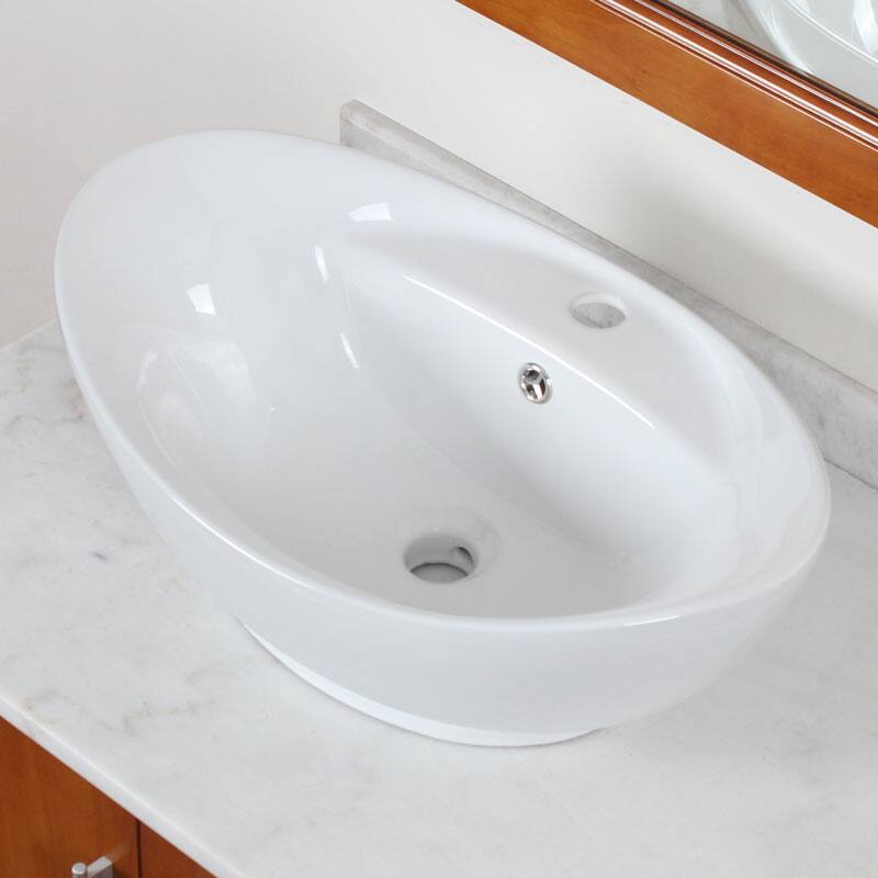 Elite 9970 High Temperature Grade A Ceramic Bathroom Sink
