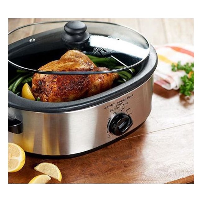 CooksEssentials 6 qt. Round Digital Nonstick Pressure Cooker 