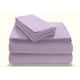 170-GSM Cozy Flannel Solid Extra Deep Pocket Bed Sheet Set - King - Lavendar