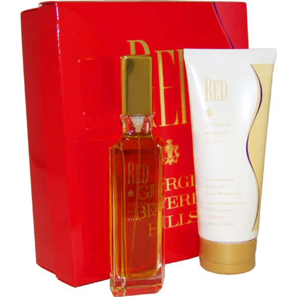 red giorgio beverly hills gift set