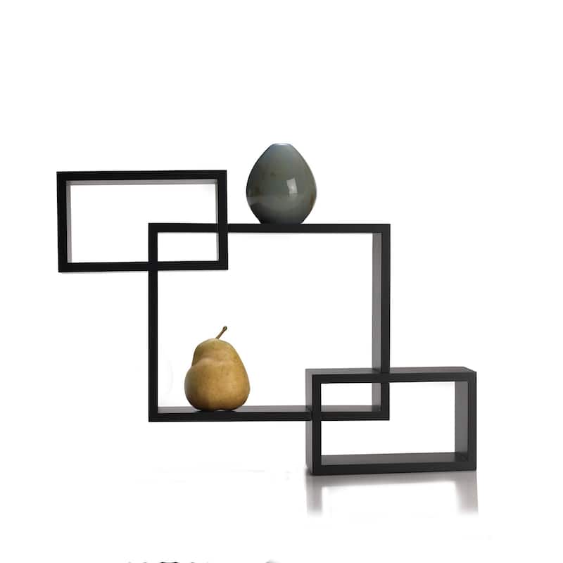 Mellannco S-3 Espresso Interlocking Shelves