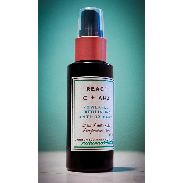 REACT C + AHA Exfoliating AntiOxidant Treatment Serum from Naturaesthetics Soap & Lotions