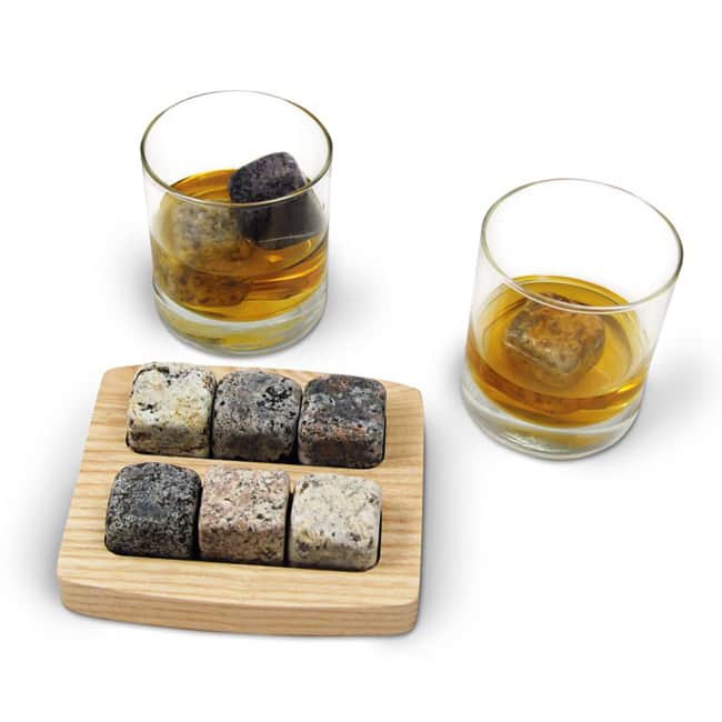 'On The Rocks' Granite Chiller Stones Drinking Set