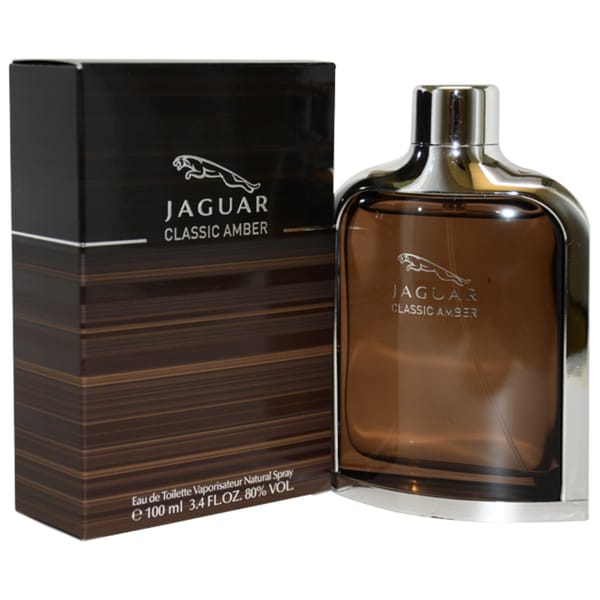 Jaguar 'Classic Amber' Men's 3.4 ounce Eau de Toilette Spray Jaguar Men's Fragrances