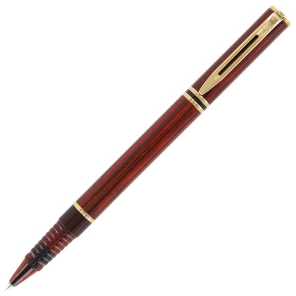 Waterman Laureat Ebonite Black Ink Fine Point GT Roller Ball Pen