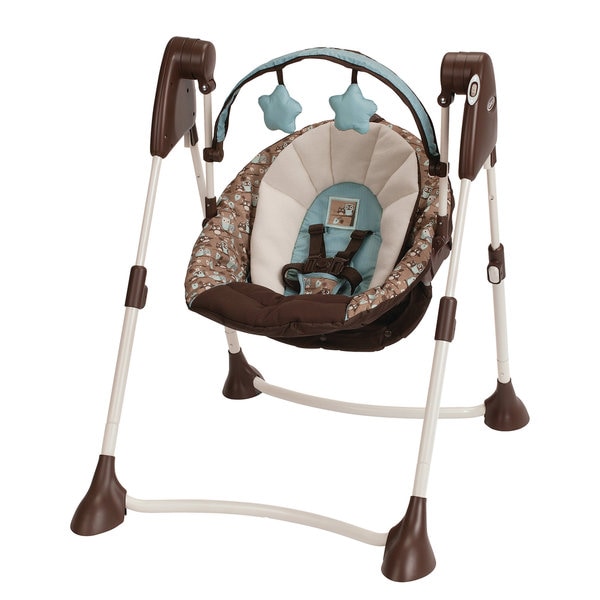 Graco Swing By Me 2 in 1 Portable Swing in Little Hoot   14930039