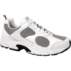 Men's Drew Lightning White Leather/Grey Mesh Drew Sneakers