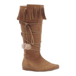 tan mid calf flat boots