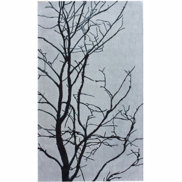 Tree Branch Rugs Nuloom Handmade Grey Tree Branch Wool Rug - Bed Bath & Beyond - 7491799
