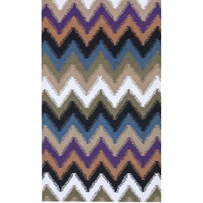 Nuloom Handmade Chevron Wool Rug