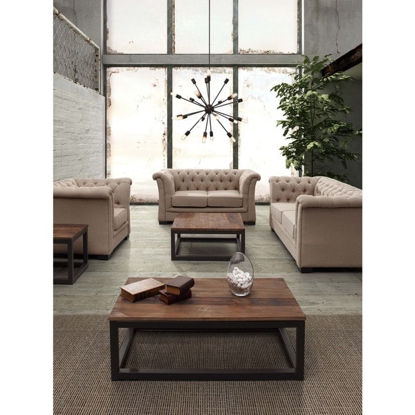 TRIBECCA HOME Uptown Modern Loveseat