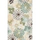 preview thumbnail 2 of 4, Hand-hooked Farmington Green Area Rug 2' x 2' 9" - Fern Green/Cream - Rectangle