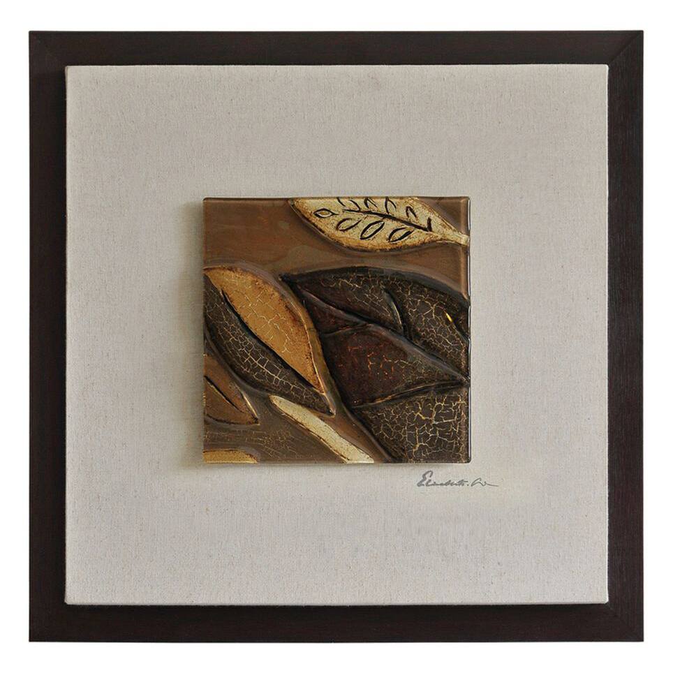 Ren Wil Lecavalier 'Shimmering Leaves I' Framed Canvas Art