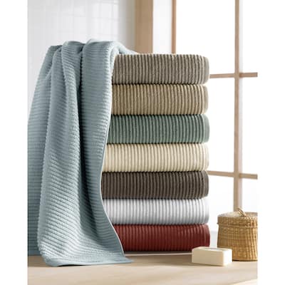 Turkish Long Staple Ribbed 600 GSM 6-piece Towel Set