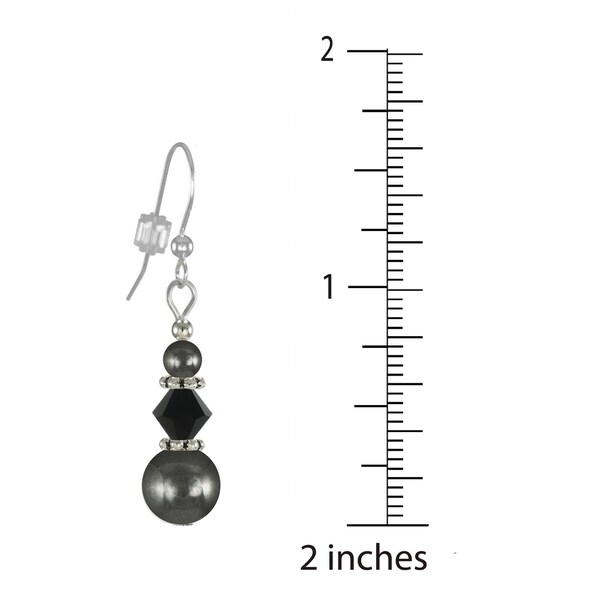 short and long earrings