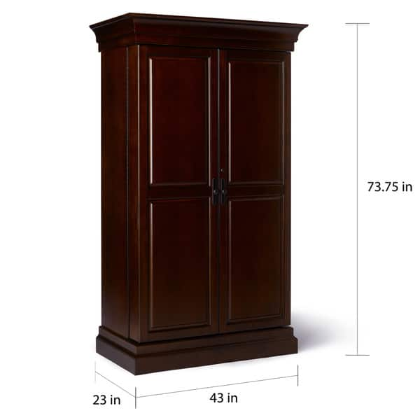 Ashley Heights Home Bar Wine Cabinet