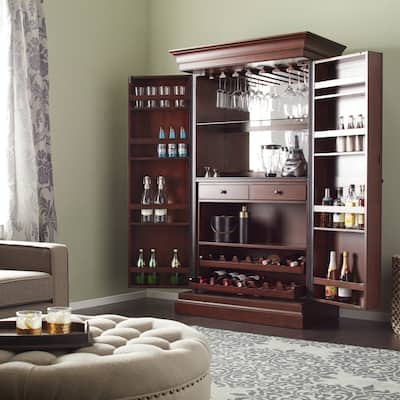 Buy Black Bar Cabinet Home Bars Online At Overstock Our Best