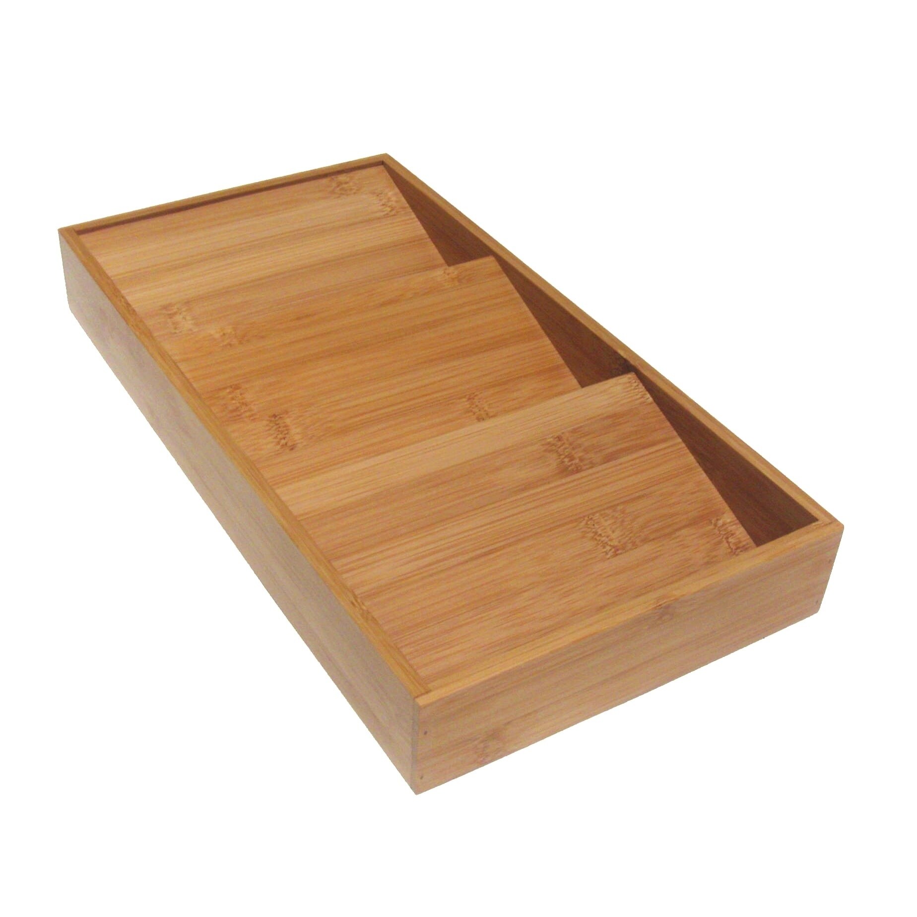 Shop Seville Classics 3 Tier Bamboo Spice Rack Cabinet Drawer Tray
