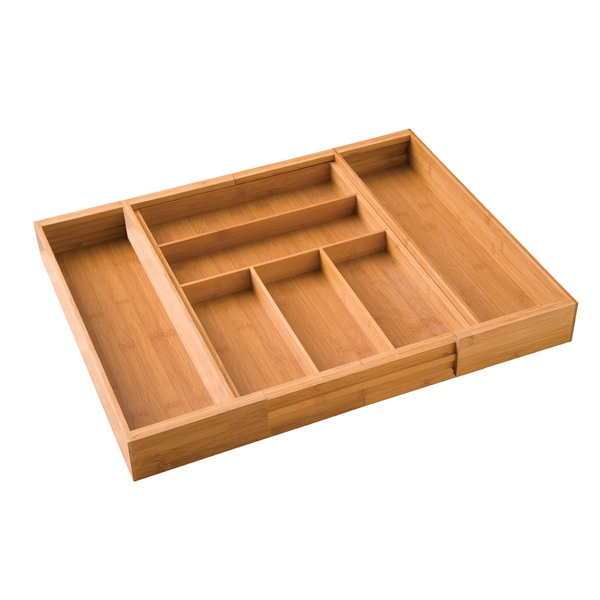 Seville Bamboo Cutlery Drawer Organizer - Free Shipping On Orders Over