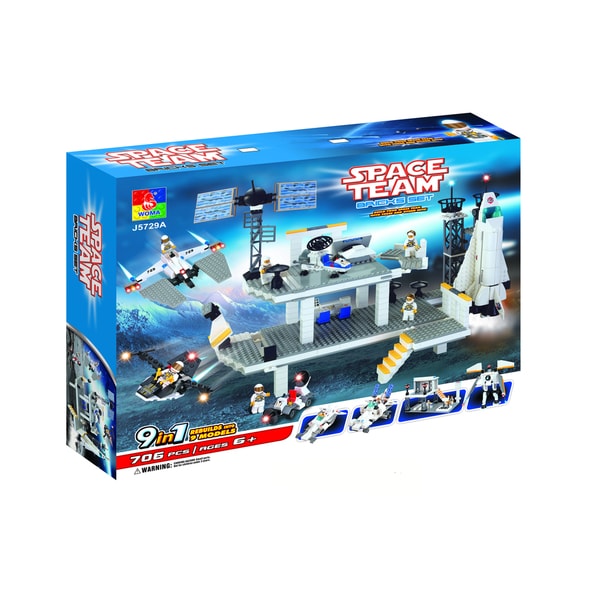 Fun Blocks Space Station 9 in 1 Brick Set Fun Blocks Bricks & Blocks