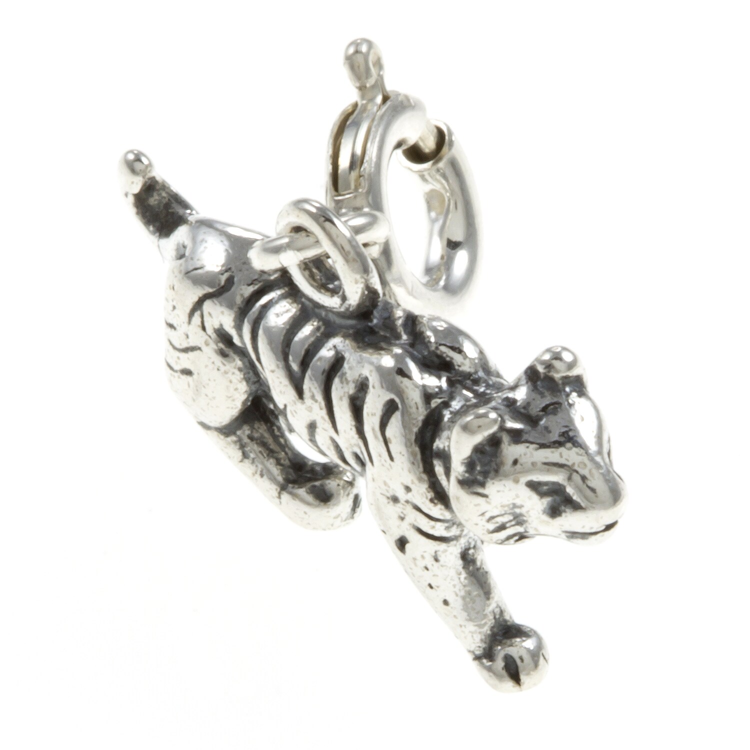 silver tiger charm