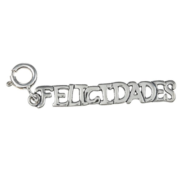 Sterling Silver Foreign Language Charm. Opens flyout.