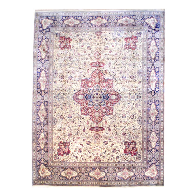 Handmade One-of-a-Kind Tabriz Wool Rug (India) - 8'2 x 11'